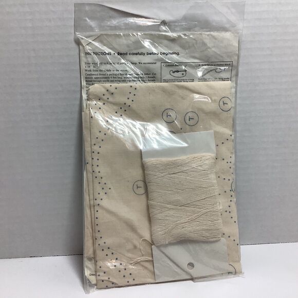 Colony Collection Bertha’s Vineyard I Candlewicking Pillow Kit - Picture 2 of 3